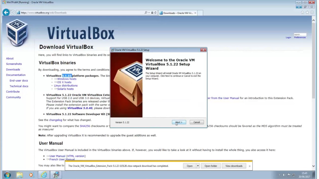 install oracle virtualbox extension pack